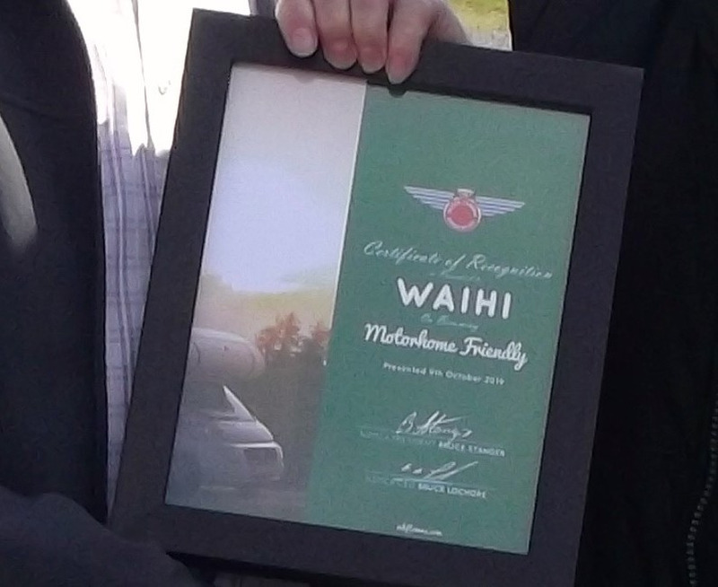 Waihi gains Motorhome-Friendly status